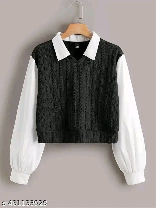 Woman stylist full sleeves tunic top