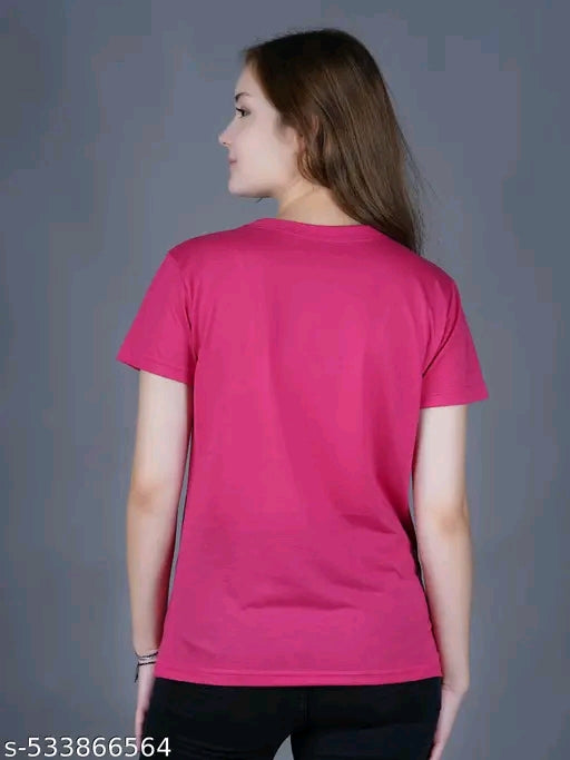 #0001 Combo of 3 Cotton Woman's short sleeves tshirts