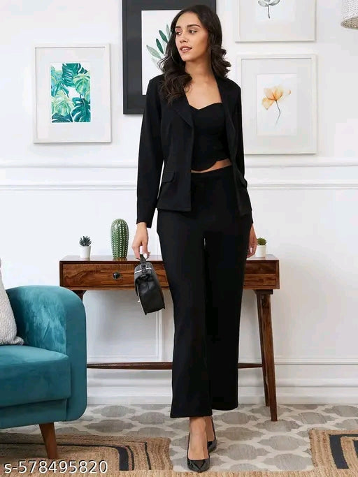 Woman's blazer style cord set