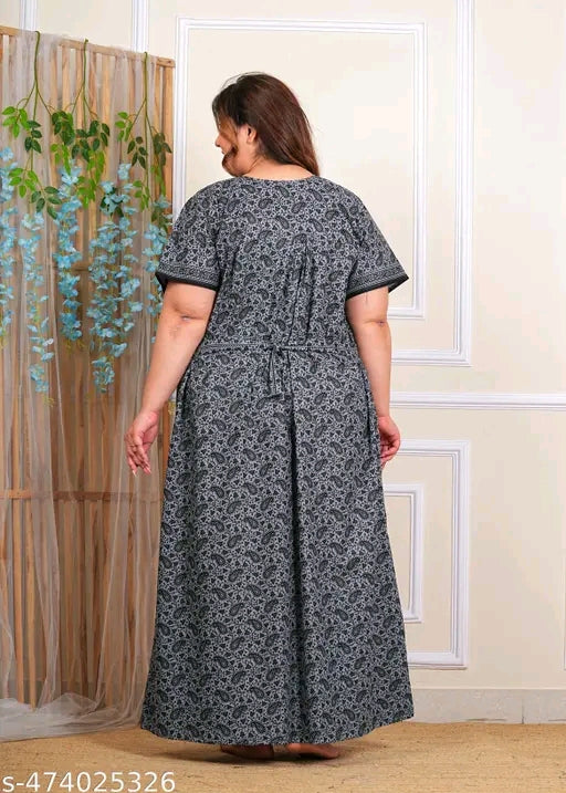 Plus Size Cotton Nighty | Night Dress | Night Suits | 5XL | 6XL | 7XL