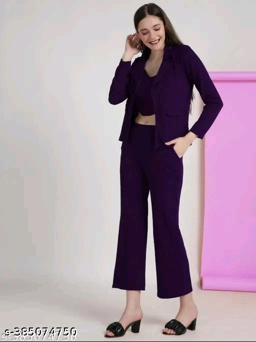 #09 Woman formal attire top bottom set