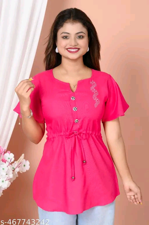 Woman's stylist tunic tops