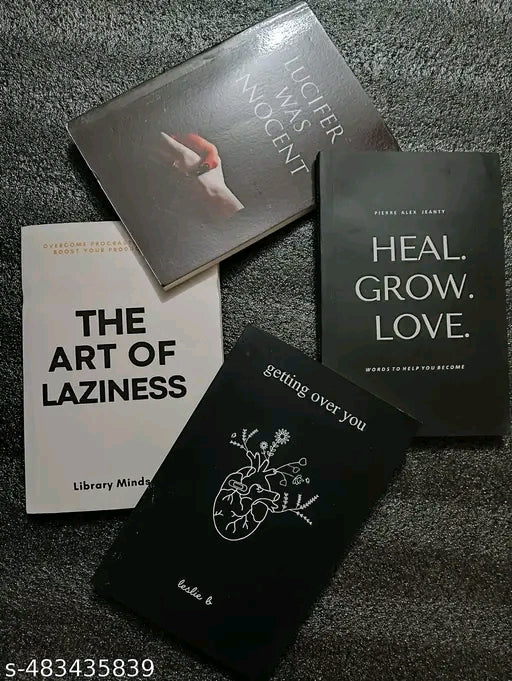 Combo offer LUCIFER WAS INNOCENT, GETTING OVER YOU, HEAL GROW LOVE and THE ART OF LAZINESS