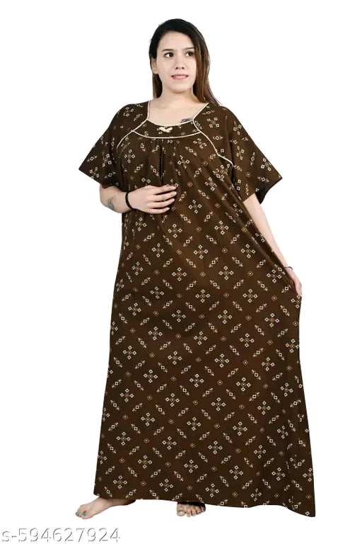Woman's Plus Size Cotton Nighty Gowns 5XL to 10XL | Night Dress | Big Size | Night Suit | Jumbo Size
