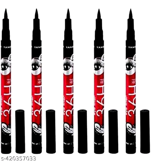 #00004 Combo Pack 4 Premium Smudge Proof Eyeliners | Water Proof | Liquid Eyeliners