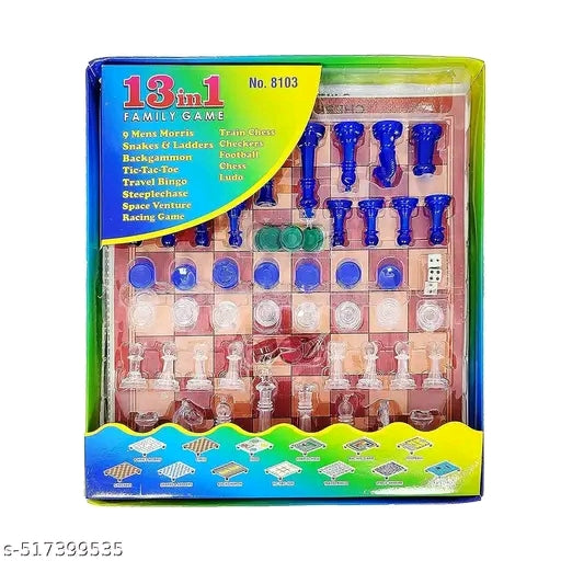 13 in 1 Children/Adult Board Games