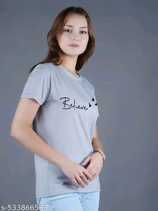 Combo of 3 Cotton Woman's short sleeves tshirts