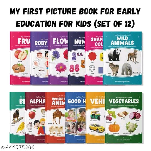 Combo of 12 Kids Learning Books