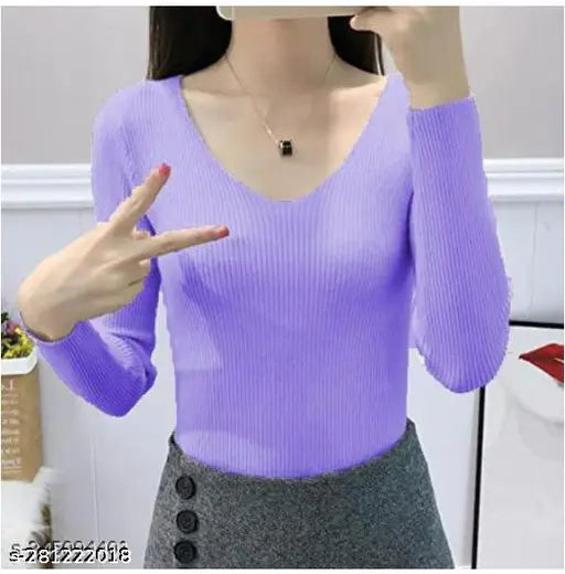 New Latest fancy V Neck Top For summer