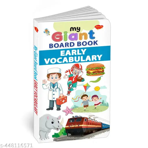 My Giant Board Book : Early Vocabulary - Board book for toddlers  Preschool Kids Books  Picture board for early learners