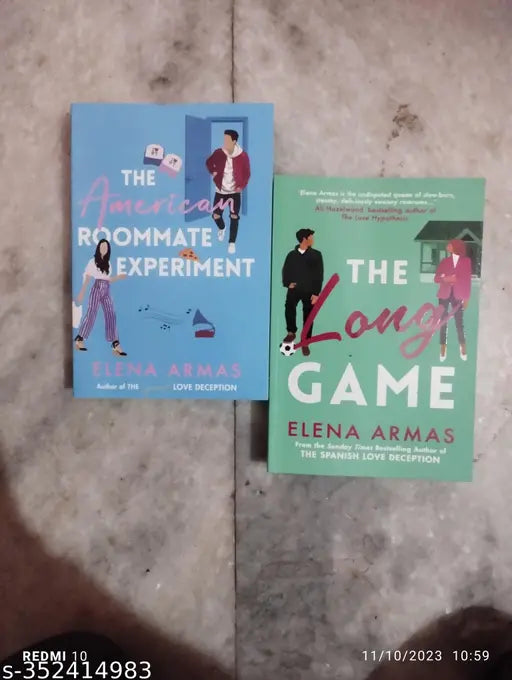 The American Roommate Experiment +  The Long Game (English  Paperback  Elena Armas)