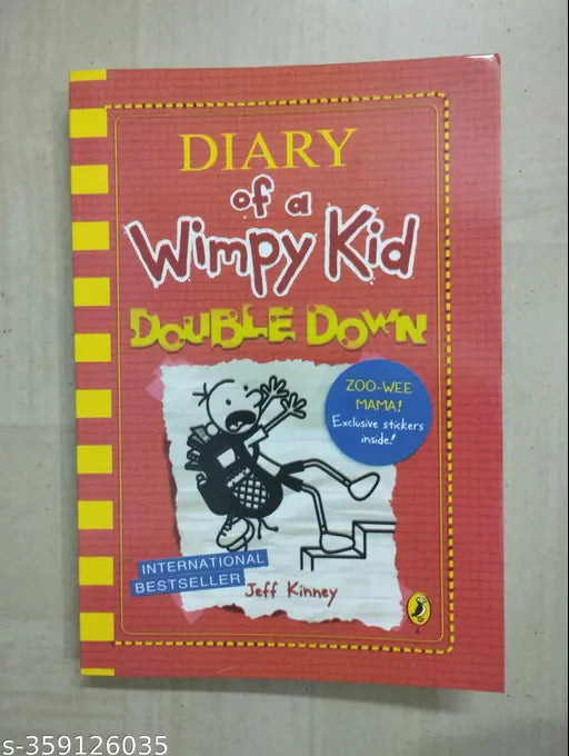 Dairy Of Wimpy kid : - Double Down (English  Paperback  Jeff Kinney)