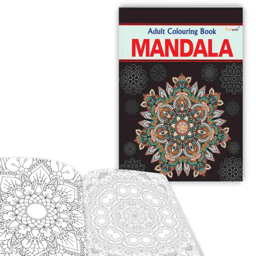 Mandala - Adult Colouring Book : Elegant Mandala Art for Colouring  Designs for Adult Relaxation  Beautiful Coloring Book  Peaceful Art for Relaxation