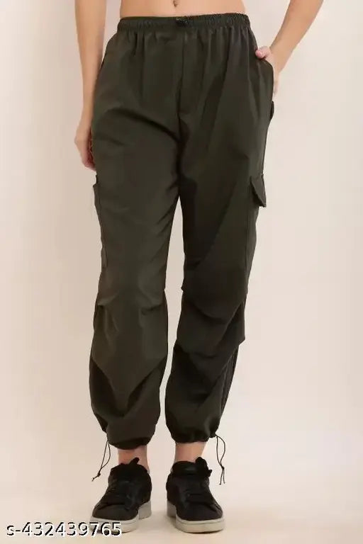 Fashion Store Women Cargo pants - Cotrise Cargo Black Lycra 
