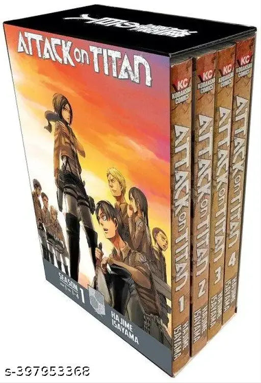 Attack on  Season 1 Part 1 Manga Bo (Attack on Manga  Sets)