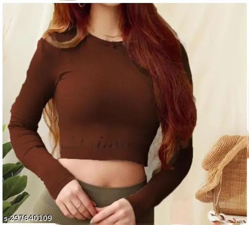 Round Neck Full Sleeve Top