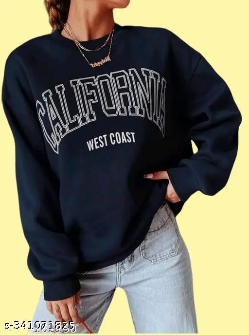 Woman Over size Loose Winter Sweatshirt