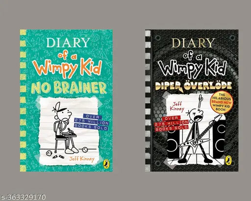 Best Diary Of A Wimpy Kid combo  No Brainer and Diper Overlode