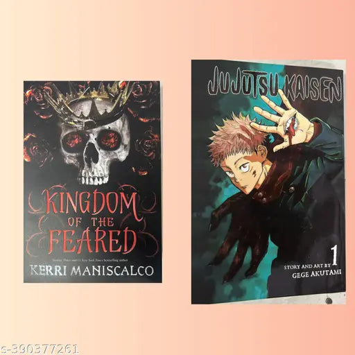 BOOK HUB KINGDOM OF THE FEARED AND JUJUTSU KAISEN COMBO PACK OF 2