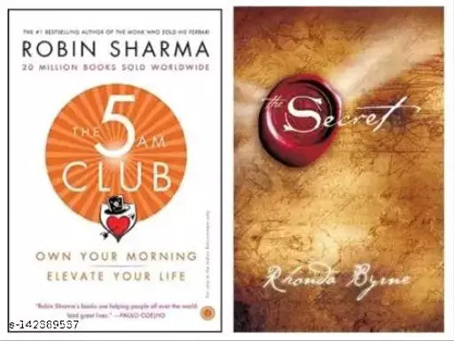 Combo Of 2 Best Seller Books: 5AM Club + Secret  (Paperback  Robin Sharma  Rhonda Byrne)