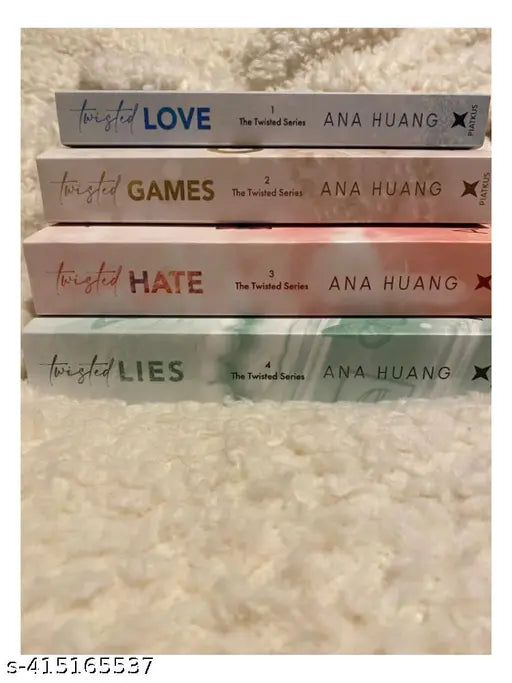Twisted Series a Ana Huang Series. TWISTED LOVE + TWISTED HATE + TWISTED LIES + TWISTED GAME.  PAPERBACK .  BOXX TYPE SET.