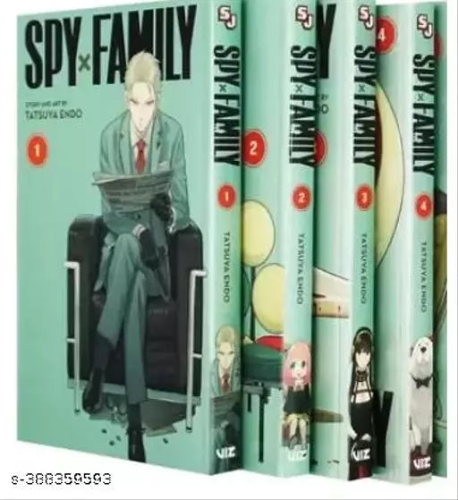 Spy Family: 1 To 4 Bookset (Paperback) English Book combo  (Paperback  Tatsuya Endo)