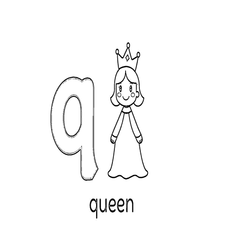 Alphabet a-z  (Small Case) Coloring Book (Printable PDF)