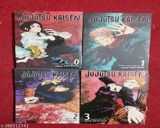 Jujutsu Kaisen Volume - 0  1  2  & 3  (English  Paperback  Gege Akutami)