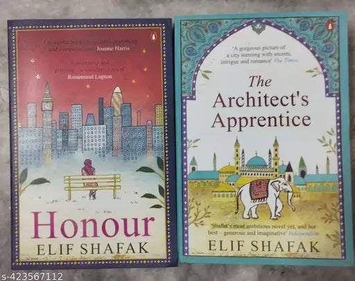 Set Of 2 Book :- Honour + The Architect's Apprentice (English  Paperback  Elif Shafak)