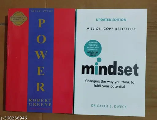 Best Combo Of 2 Book :- The 48 Laws Of Power + Mindset  (English  Paperback  Robert Green  Dr. Carol S. Dweck)