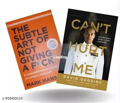 Set Of 2 Best Sellers : Can't Hurt Me & The Subtle Art Of Not Giving  A ( English  Paperback)  (Peperback  MANSON MARK & DAVID GO0GGINS)
