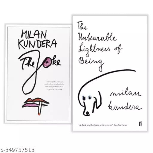 Set of 2 Books - The Unbearable Lightness of Being + The Joke - PAperback