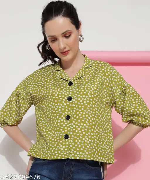 Womens Casual Printed Stylish Shirt