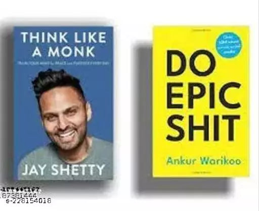 Think Like a Monk and Do Epic Shit combo (set of 2)