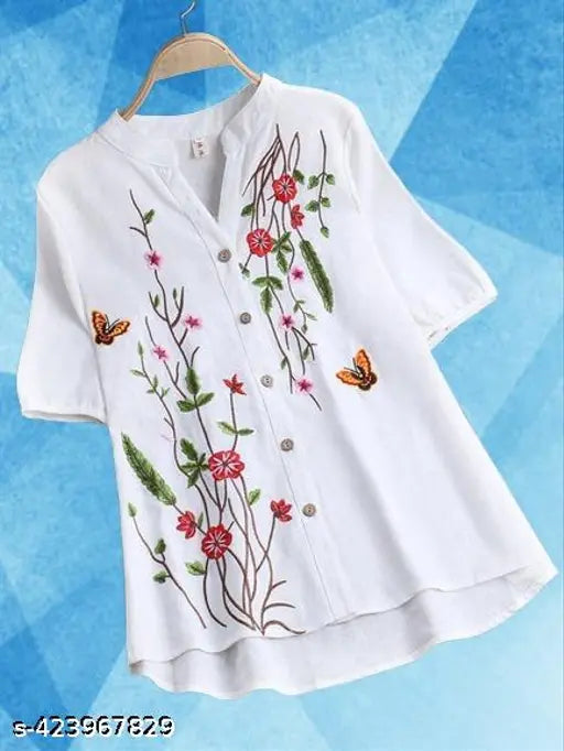 Trendy Womens Printed Shirt