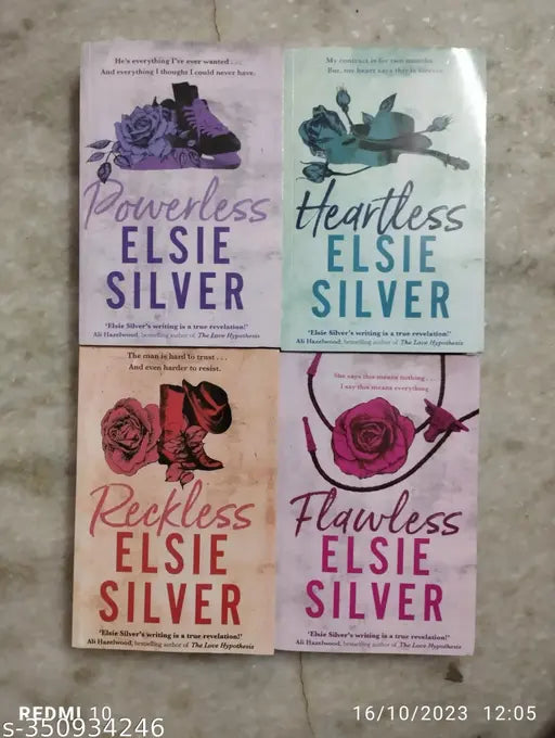 Chestnut Spring Series :- Powerless + Heartless + Reckless + Flawless (English  Paperback  Eslie Silver)