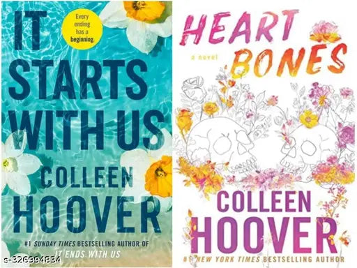 It Start With Us And Heartbones { English Paperback Collen Hoover }