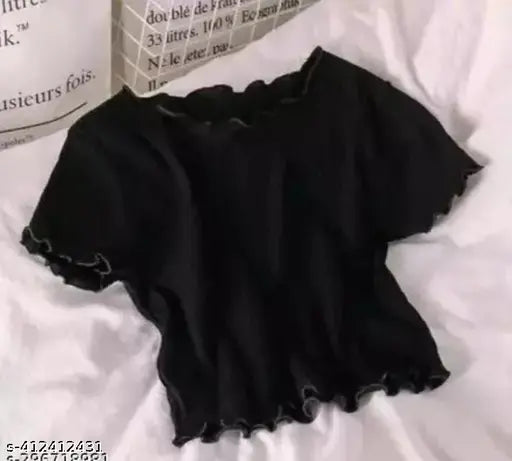 TRENDY RIB BLACK TOP