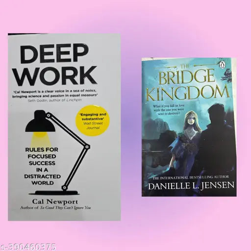 BOOK HUB The Bridge Kingdom  AND DEEP WORK COMBO PACK OF 2