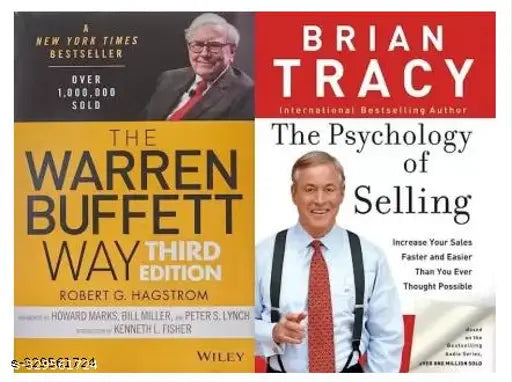 The Warren Buffett Way  Psychology Of Selling (Set Of 2 Bestseller Books)  (English  Paperback  Robert G. Hagstrom  Brian Tracy)