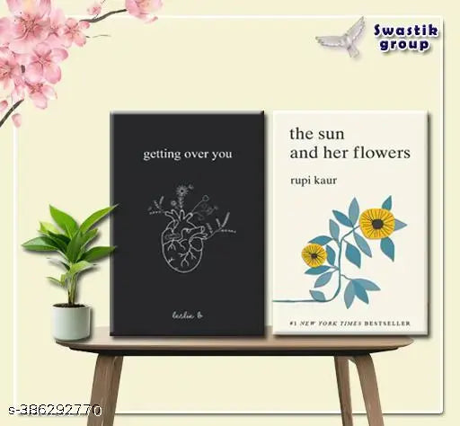 Getting Over You + The Sun and her flowers Paperback Combo Books By (Rupi Kaur and Leslie B)