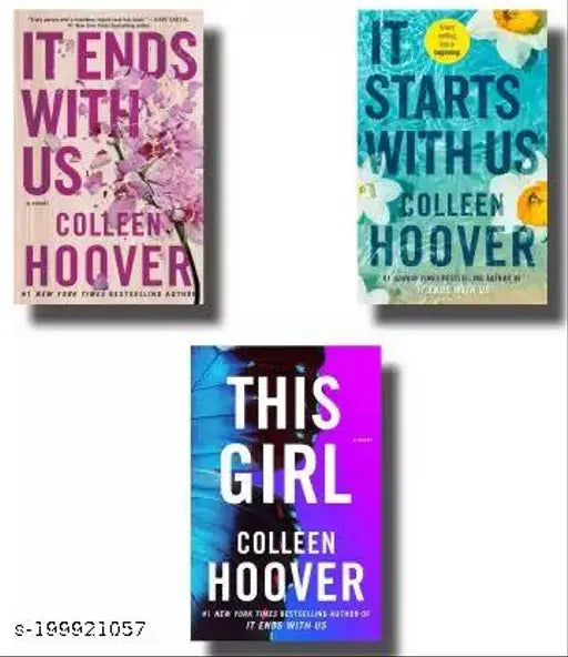 It Ends With Us + It Starts With Us + This Girl (Combo By Colleen Hoover)  (Paperback  Colleen Hoover)