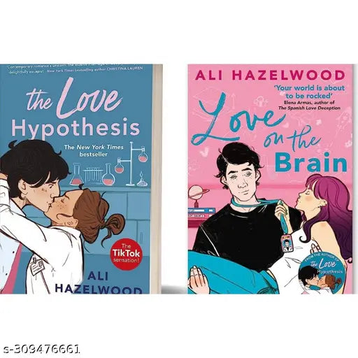The love hypothesis: An LGBT romantic comedy with a twist from the Comedy Women by Ali Hazelwood. + THE LOVE ON THE BRAIN BY ALI HAZELWOOD.