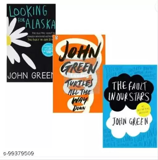 John Green Books Combo Set (Looking For Alaska  Turtles All The Way Down  The Fault In Our Stars)- Paperback  (Paperback  John Green)