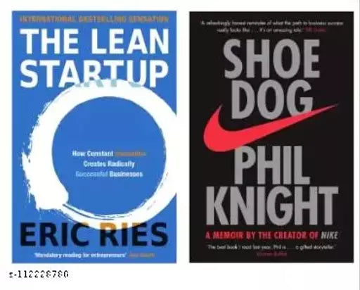 Lean Startup + Shoe Dog (Best Selling Combo)  (Paperback  Eric Ries  Phil Knight)