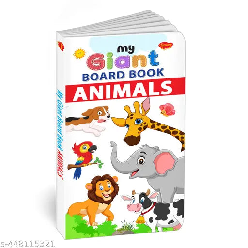 My Giant Board Book : Animals - Early learning board book  Board books for early readers  Children's learning book 