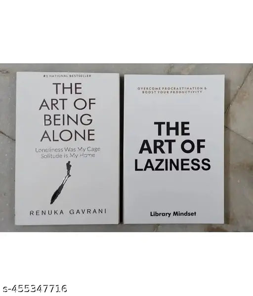 The Art Of Being Alone+Thr Art OF Laziness(English  Paperback  Renuka Gavrani)(C0MBO OF 2 BOOKS)