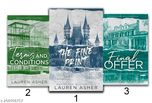 The Fine Print + Terms and Conditions + The Final Offer (Dreamland Billionaires Series Set of 3 Books)