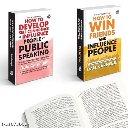The Total Influence & Confidence Success Kit : Renowned English Novels  Public Speaking Techniques  Self-Help Book - Combo of 2 Novels