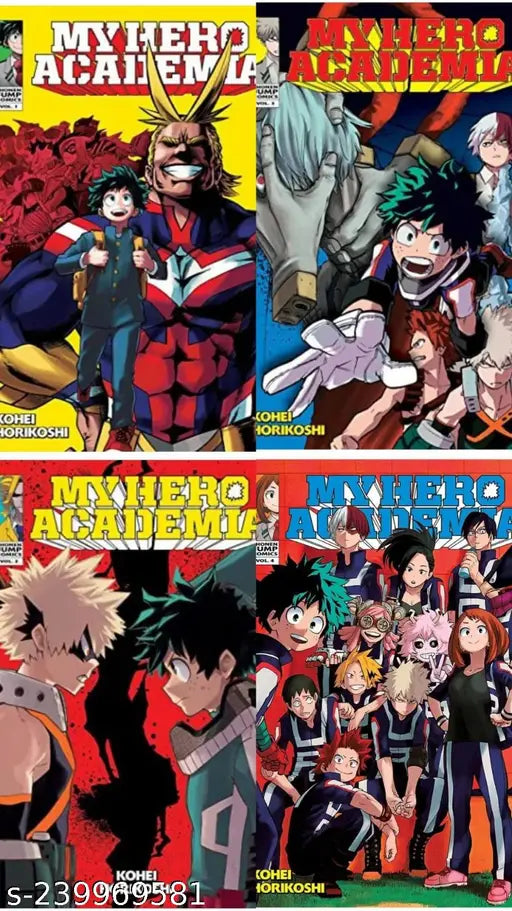 MY HERO ACADEMIA VOL. 1 TO 4